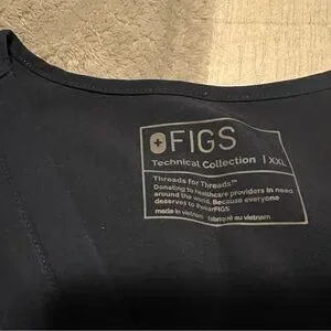 FIGS Technical Collection Top in Dark Blue